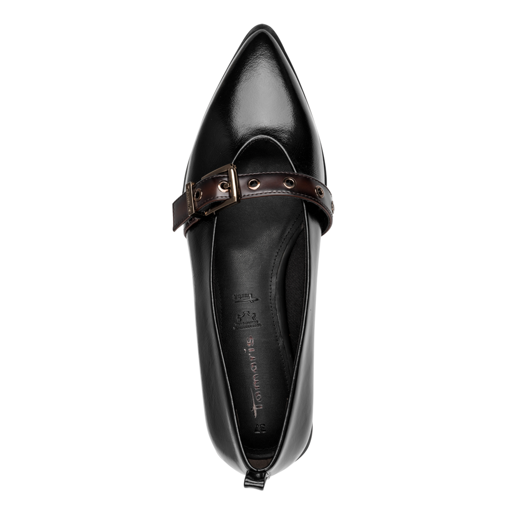 Tamaris Black Mary Jane Pump|122151098