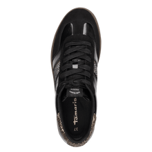 Load image into Gallery viewer, Tamaris Black &amp; Snake Print Trainer|123624081
