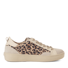 Load image into Gallery viewer, Tamaris Leo Print Leather Trainer|123706329
