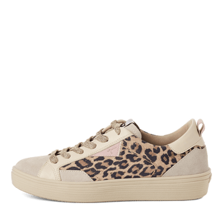 Tamaris Leo Print Leather Trainer|123706329