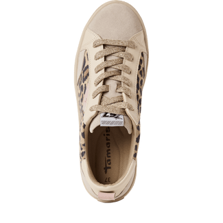 Tamaris Leo Print Leather Trainer|123706329