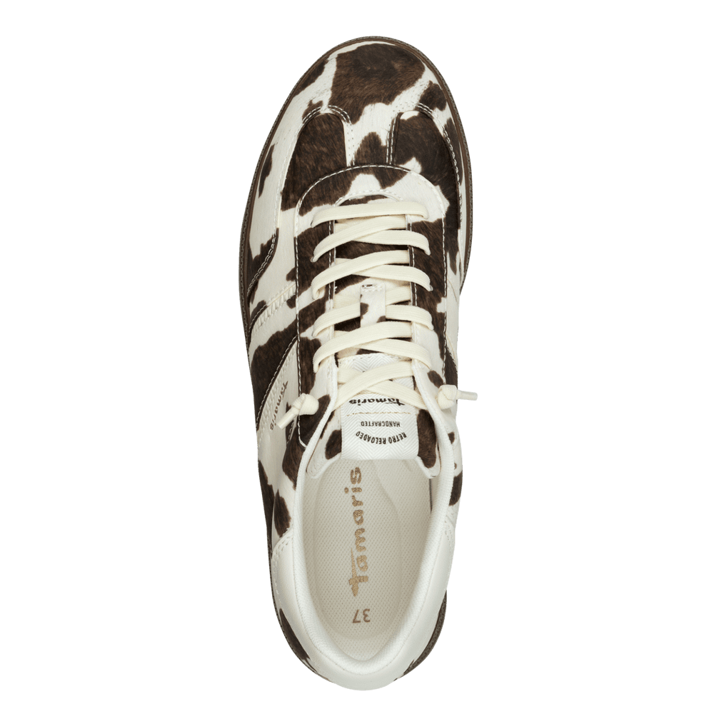 Tamaris Cow Print Trainer|123729102
