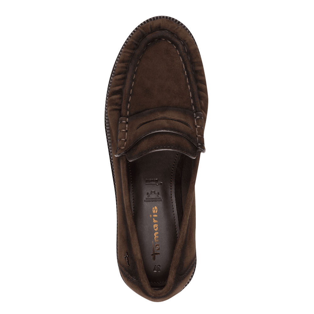 Tamaris Dark Brown Loafer|124251304