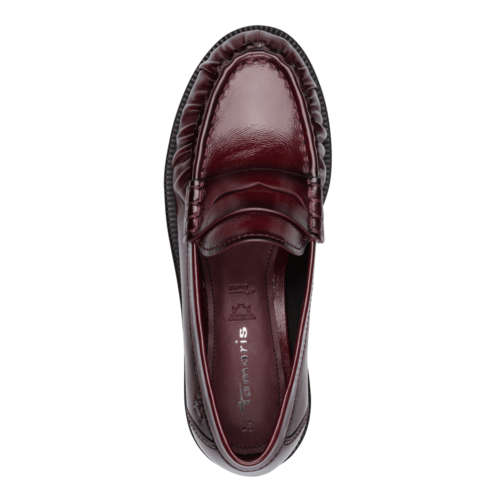 Tamaris Burgundy Loafer|124251568