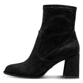 Tamaris Black High Block Heel Ankle Boot|125057006