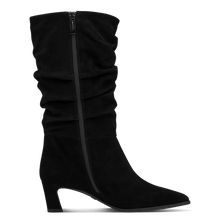 Load image into Gallery viewer, Tamaris Black Ruched Mid Boot|125308001
