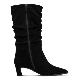 Tamaris Black Ruched Mid Boot|125308001