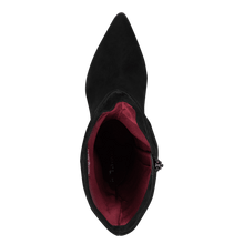 Load image into Gallery viewer, Tamaris Black Ruched Mid Boot|125308001
