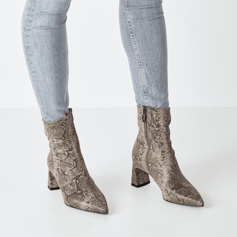 Tamaris Snake Print Ankle Boot|125315483M