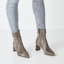 Load image into Gallery viewer, Tamaris Snake Print Ankle Boot|125315483M
