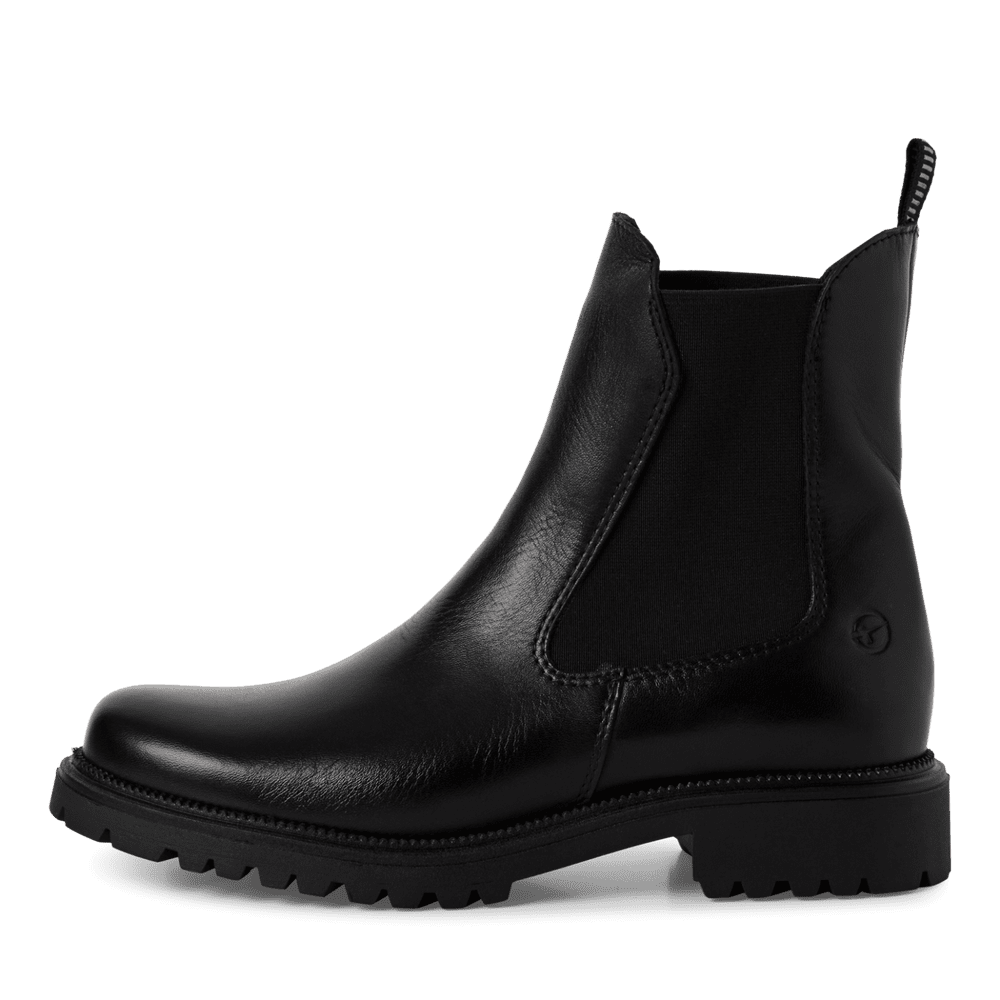 Tamaris Black Chelsea Ankle Boot|125427001