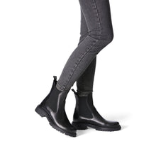 Load image into Gallery viewer, Tamaris Black leather Chelsea Boot|125427001

