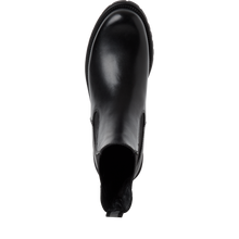 Load image into Gallery viewer, Tamaris Black leather Chelsea Boot|125427001
