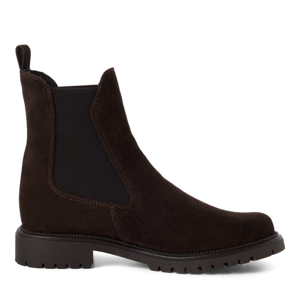 Tamaris Brown Suede Chelsea Boot|125427304M