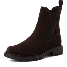 Load image into Gallery viewer, Tamaris Brown Suede Chelsea Boot|125427304M

