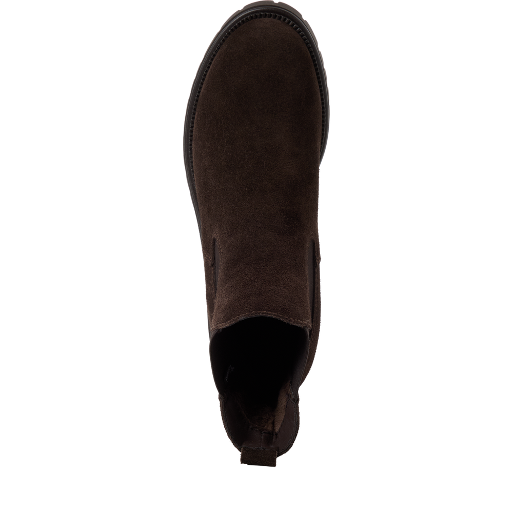 Tamaris Brown Suede Chelsea Boot|125427304M