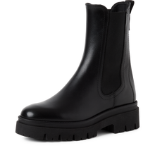 Load image into Gallery viewer, Tamaris Black Leather Chelsea Boot|125992001
