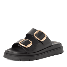 Load image into Gallery viewer, Tamaris Black Platform Mule|127239003
