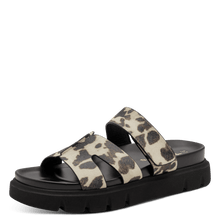 Load image into Gallery viewer, Tamaris Cow Print Platform Mule|127412102
