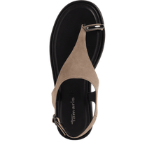 Load image into Gallery viewer, Tamaris  Brown Toe Post Sandal|128142341

