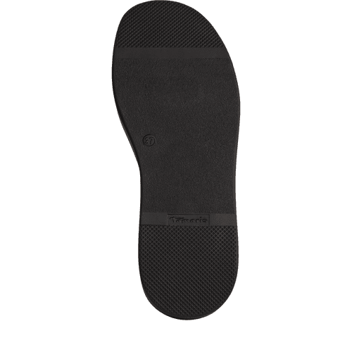 Tamaris Black Platform Sandal|2830344001
