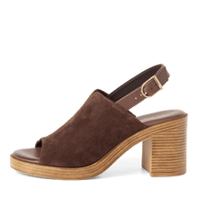 Load image into Gallery viewer, Tamaris Brown Suede Sandal|128304304
