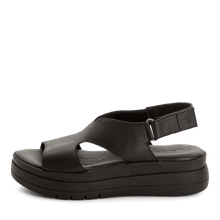 Load image into Gallery viewer, Tamaris Black platform Sandal|128305001
