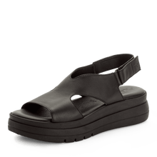 Load image into Gallery viewer, Tamaris Black platform Sandal|128305001
