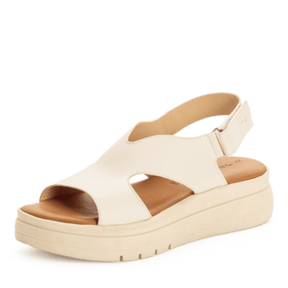 Tamaris Beige Platform Sandal|128305418