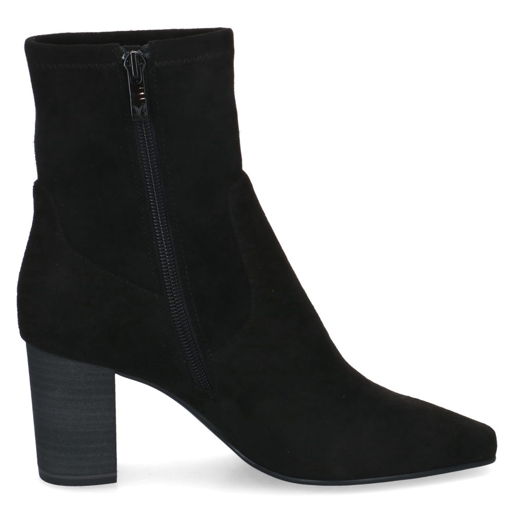 Caprice Wide Fit Black Ankle Boot|25311044