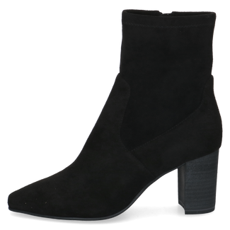 Caprice Wide Fit Black Ankle Boot|25311044