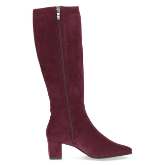 Caprice Burgundy Wide Foot Tall Boot|25547514