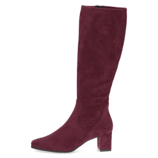 Caprice Burgundy Wide Foot Tall Boot|25547514