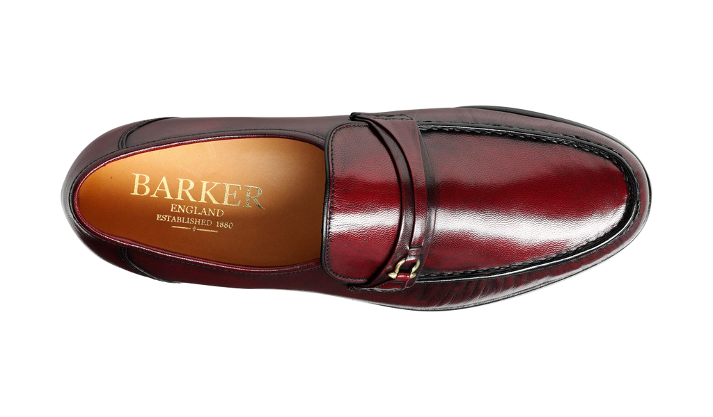 Barker Wade Burgundy Moccasin