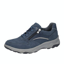 Load image into Gallery viewer, Waldlaufer Wide Fit Blue Trainer|718006206
