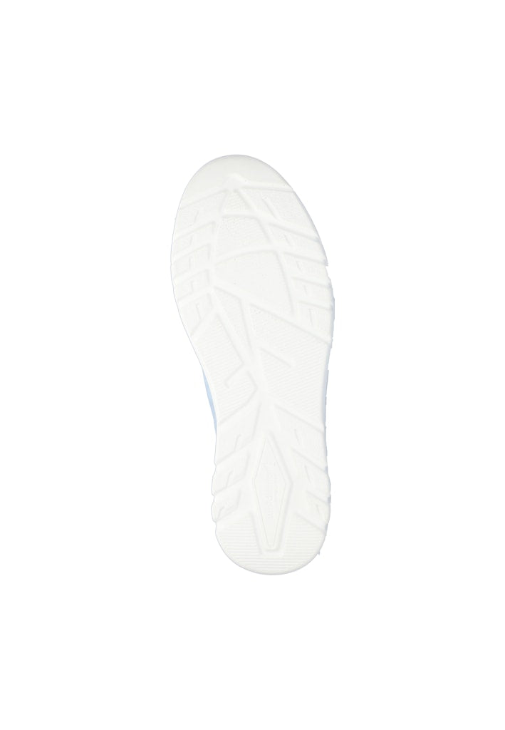 Waldlaufer Blue Wedge Wide Fit Trainer |927H02524