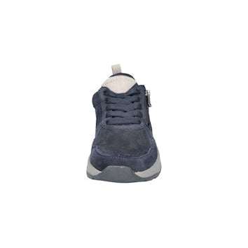 Waldlaufer Navy Comfort Wide Fit Trainer|713003857