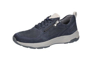 Waldlaufer Navy Comfort Wide Fit Trainer|713003857