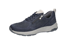 Load image into Gallery viewer, Waldlaufer Navy Comfort Wide Fit Trainer|713003857
