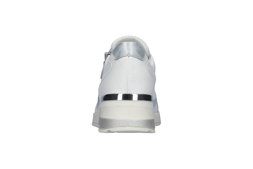 Waldlaufer White Wide Fit Trainer|939018663