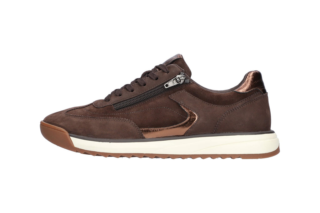 Waldlaufer Wide Fit Brown Trainer|575001166