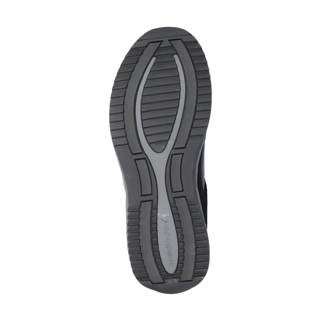 Waldlaufer Wide Fit Black Patent Trainer|598002001