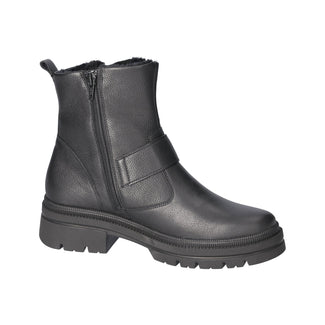 Waldlaufer Wide Fit Black Ankle Boot|930803001