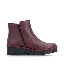 Load image into Gallery viewer, Rieker Burgundy Ankle Boot|X916535
