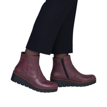 Load image into Gallery viewer, Rieker Burgundy Ankle Boot|X916535

