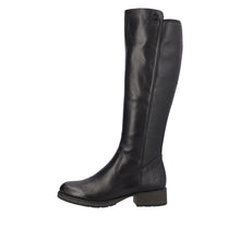 Load image into Gallery viewer, Rieker Stretch Panel Black Knee High Boot |Z959101BL
