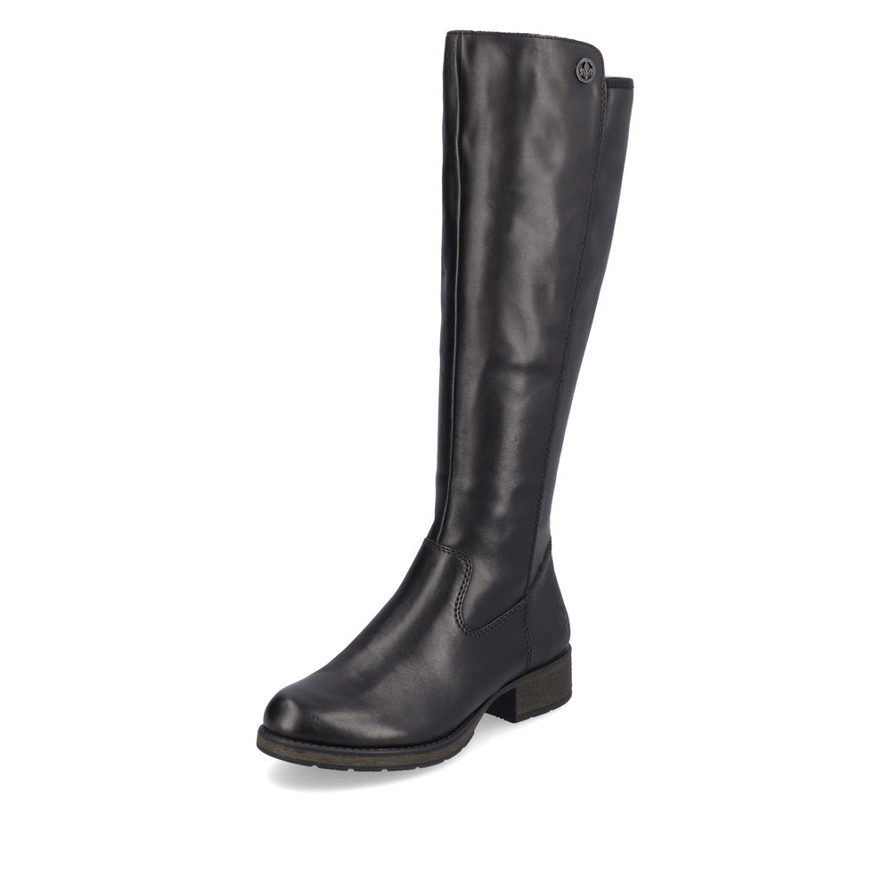 Rieker Black Tall Boot|Z959101N