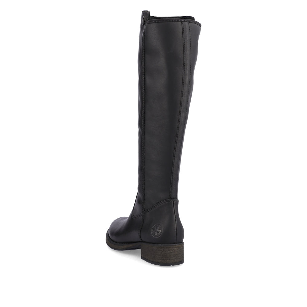 Rieker Black Tall Boot|Z959101N