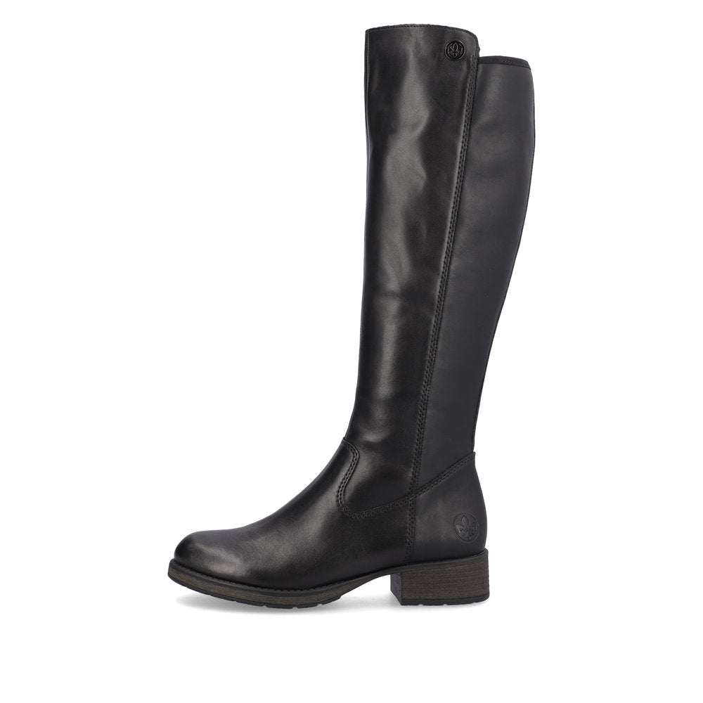 Rieker Black Tall Boot|Z959101N