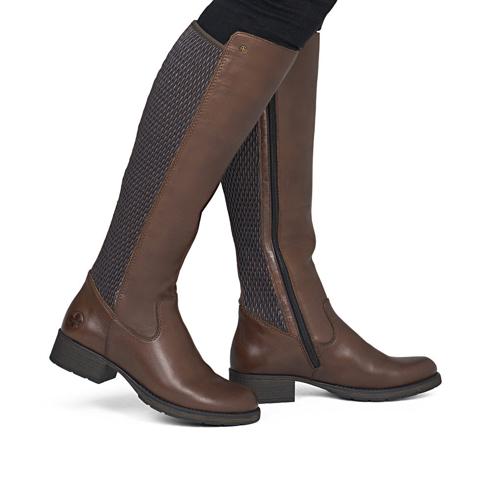 Rieker Brown Tall Boot|Z959129